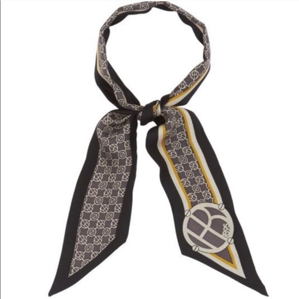 ISO: Black and Yellow Henri Bendel Twilly Scarf